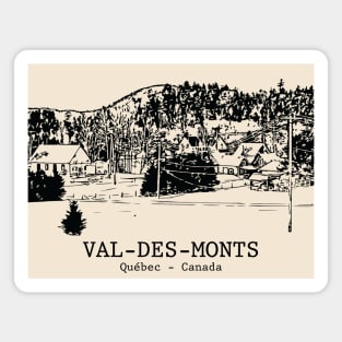 Val-des-Monts - Québec Magnet